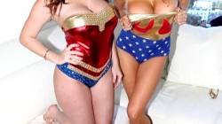 Sophie Dee And Puma Swede As Wonder Woman