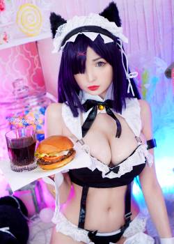 Black Cat Maid Cosplay By Hidori Rose After Mika Pikazo Art And Anime Figure