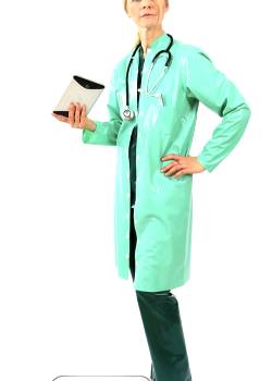Doctor In Green Latex Blanket