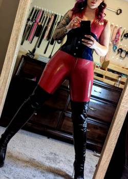 I Love The Way These Boots Look With This Corset