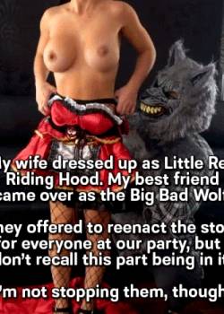 Little Red Riding Ho and the Big Cock Wolf