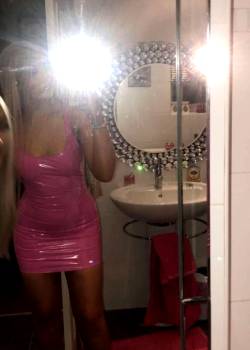 Pink PVC Dress